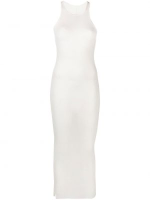 Прозрачна миди рокля Rick Owens бяло