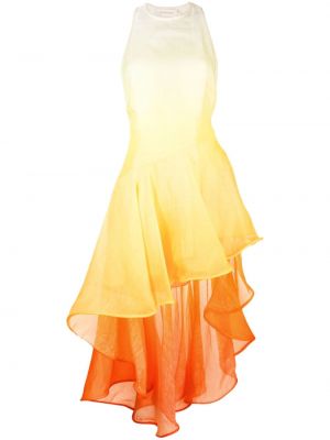 Večerní šaty Zimmermann oranžové
