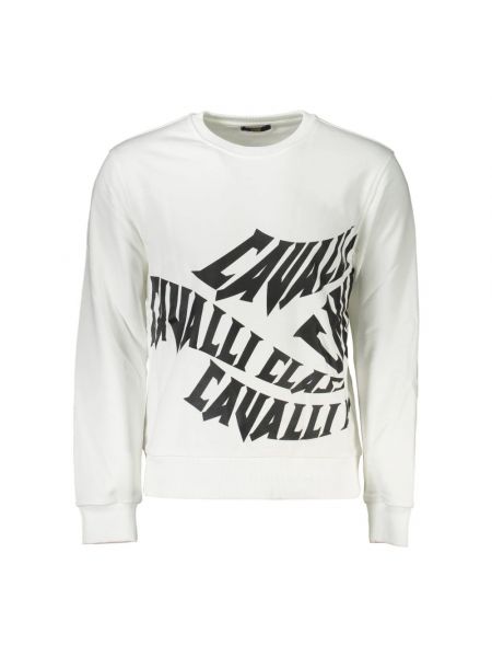 Sweatshirt mit print Cavalli Class weiß