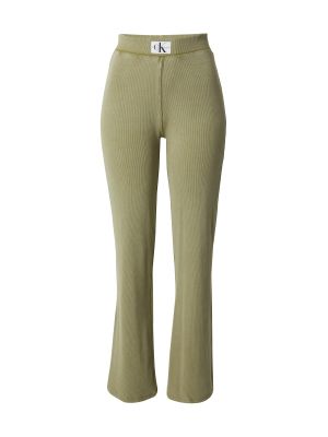 Αθλητικό παντελόνι Calvin Klein Jeans πράσινο