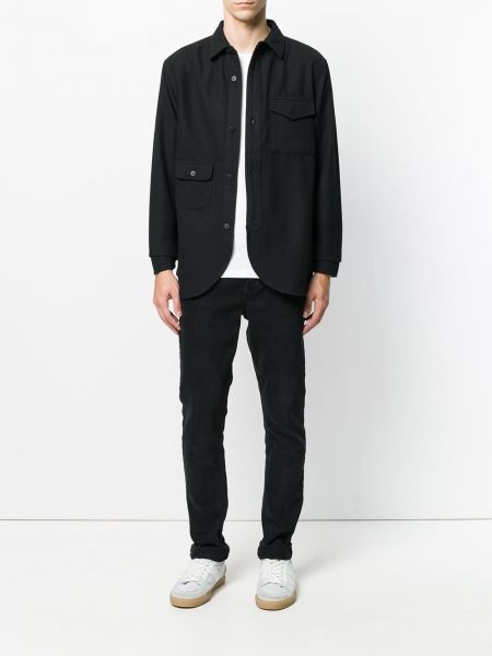 Přiléhavá košile Han Kjøbenhavn černá