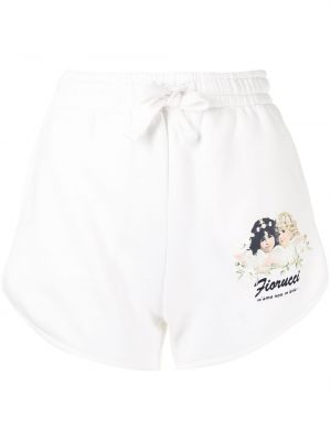 Pantalones cortos deportivos Fiorucci blanco