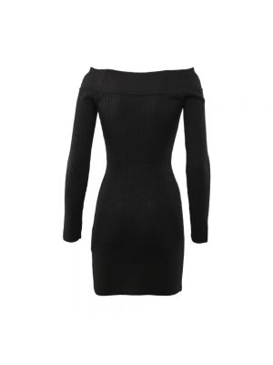 Sukienka mini slim fit Elisabetta Franchi czarna