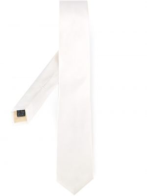 Corbata de seda Fashion Clinic Timeless blanco