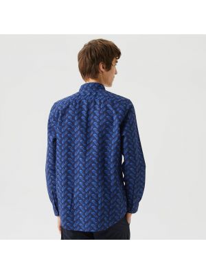 Рубашка Lacoste синяя