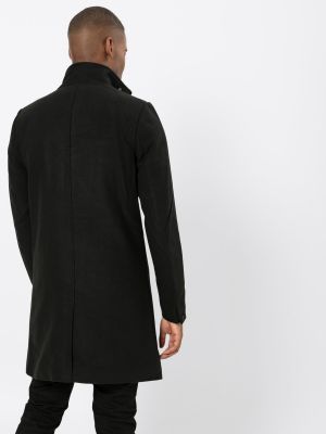 Cappotto di lana Only & Sons nero