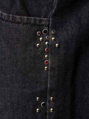 Voľné nohavice s cvočkami Bluemarble čierna