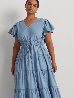 Платье мини с коротким рукавом Ralph Lauren