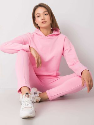 Sportovní kalhoty Fashionhunters růžové