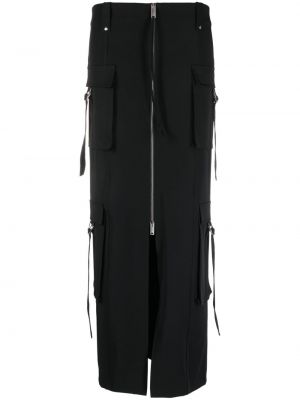 Bavlněné dlouhá sukně Blumarine černé