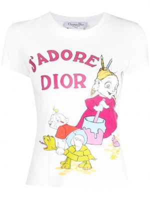 Koszulka Christian Dior biała
