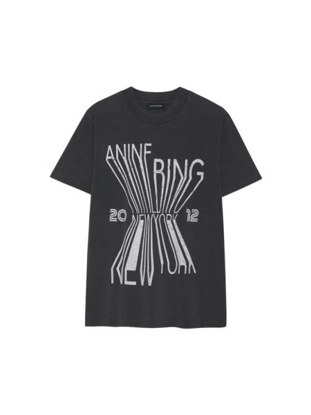 T-shirt Anine Bing schwarz