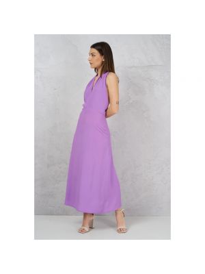 Vestido largo Semicouture violeta