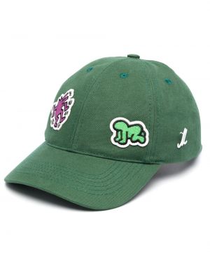 Памучна шапка с козирки Junya Watanabe Man зелено