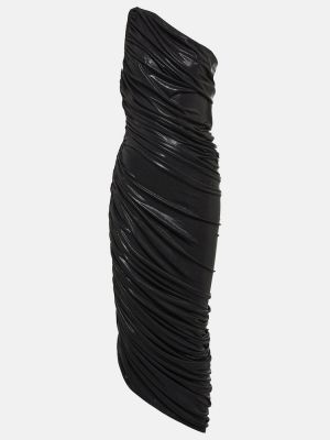 Платье миди Norma Kamali, черное