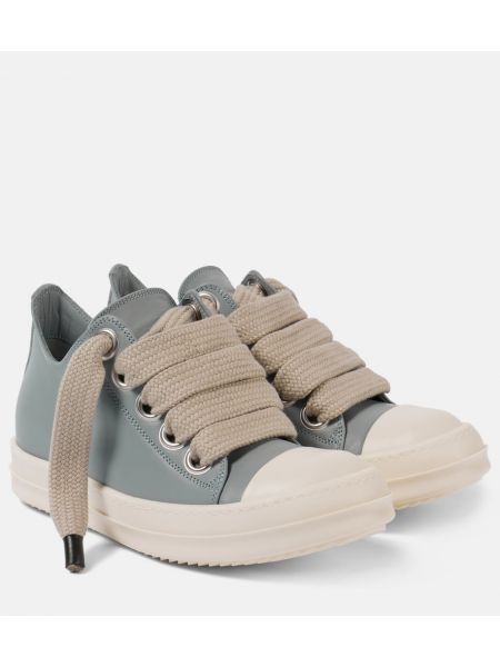 Dantel deri sneaker Rick Owens mavi