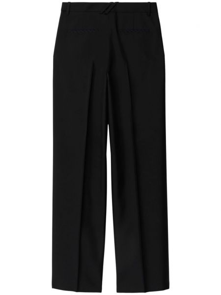 Pantalon plissé Burberry noir