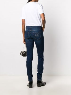 Jeans skinny slim Love Moschino bleu