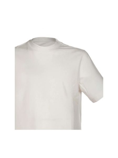 Koszulka bawełniana żakardowa Circolo 1901 beżowa
