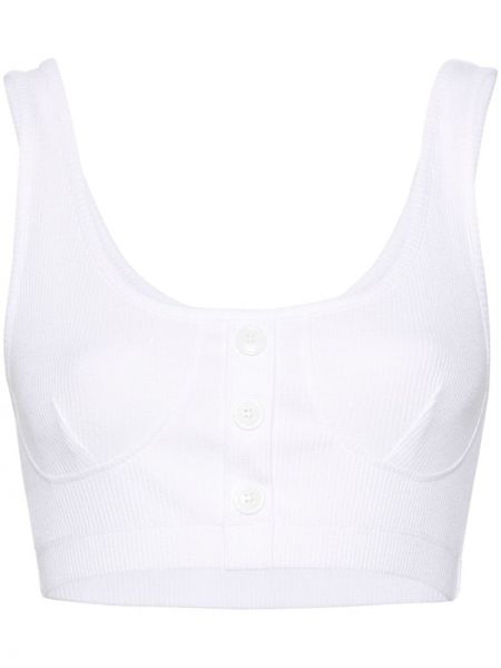 Top court Moschino Jeans blanc