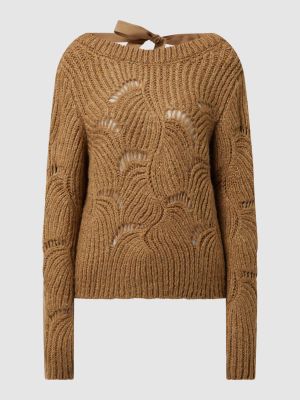 Beżowy sweter Modström
