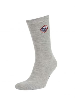 Ponožky Defacto sivá