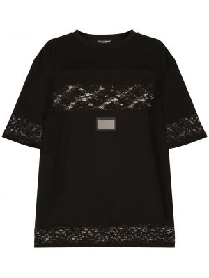 Čipkované tričko Dolce & Gabbana