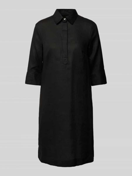 Sukienka midi w jednolitym kolorze Christian Berg Woman czarna