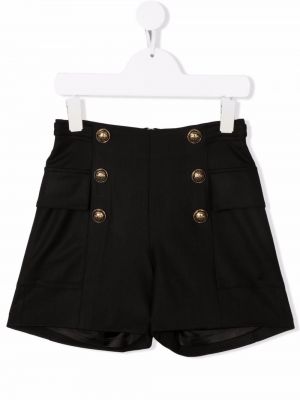 Shorts for jenter Balmain Kids svart