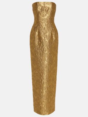 Μάξι φόρεμα Emilia Wickstead χρυσό
