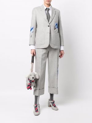 Tweed schultertasche mit fischgrätmuster Thom Browne