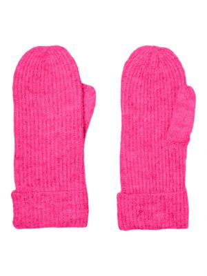 Rękawiczki Vero Moda różowe