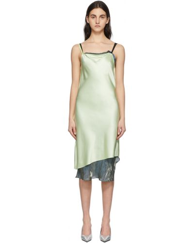 Saténové šaty Helmut Lang
