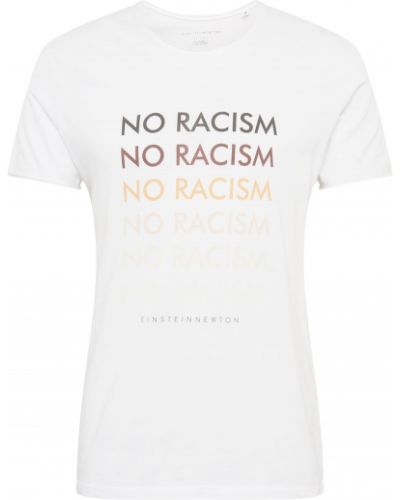 T-shirt à motif mélangé Einstein & Newton blanc