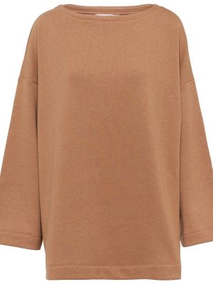 Jersey de algodón de tela jersey Max Mara marrón