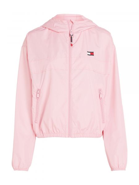 Denimjakke Tommy Jeans pink