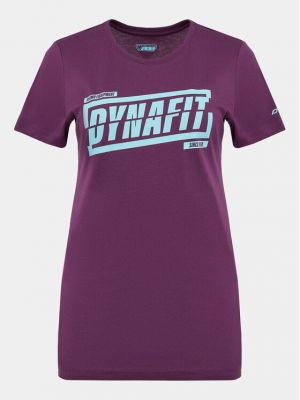 Priliehavé tričko Dynafit fialová