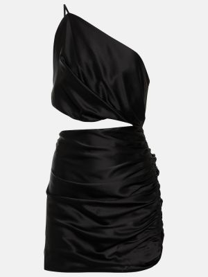Μεταξωτή φόρεμα The Sei μαύρο