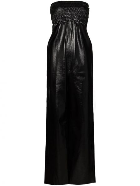 Δερμάτινη ολόσωμη φόρμα Bottega Veneta μαύρο