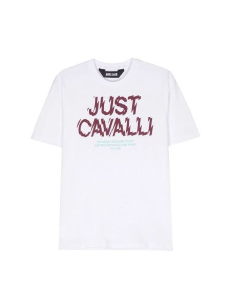 Poloshirt Just Cavalli weiß