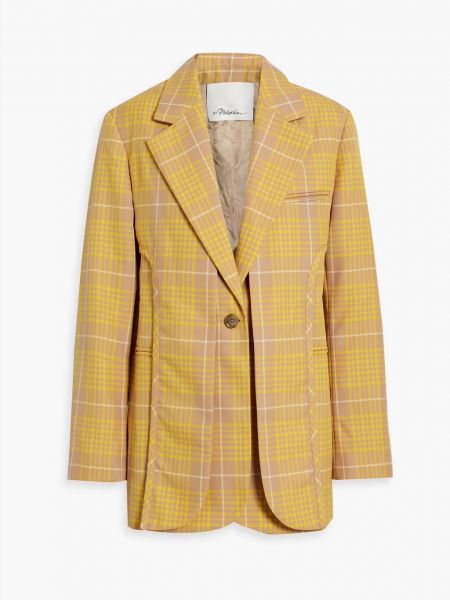 Желтый клетчатый пиджак 3.1 Phillip Lim