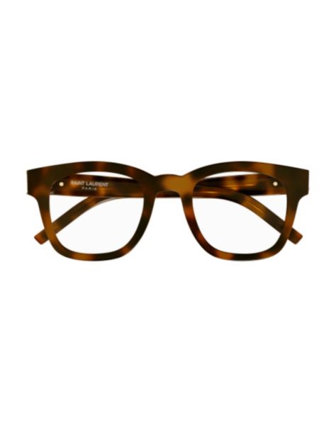 Okulary korekcyjne skórzane klasyczne Saint Laurent