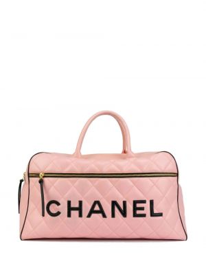 Valigia trapuntata Chanel Pre-owned rosa
