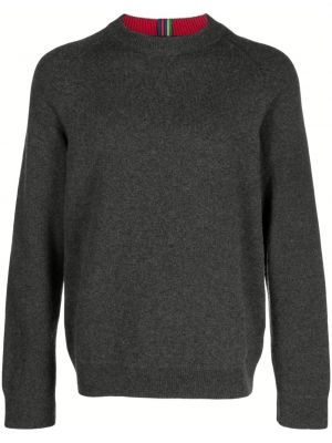 Пуловер от мерино вълна Ps Paul Smith сиво