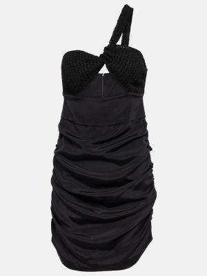 Mini robe en soie The Mannei noir