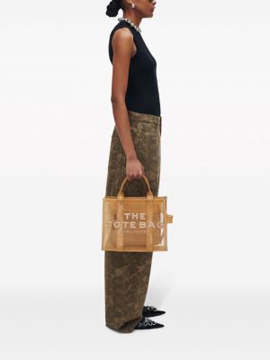 Shopper kabelka se síťovinou Marc Jacobs hnědá