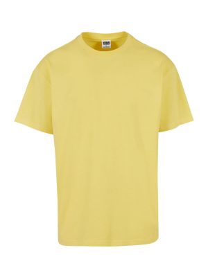Tricou cu mânecă lungă Urban Classics galben