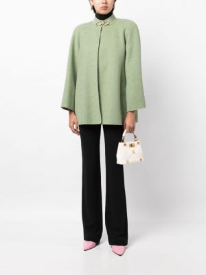 Płaszcz Christian Dior zielony