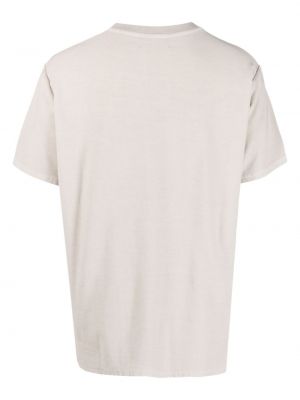 Bavlněné tričko s potiskem Autry šedé