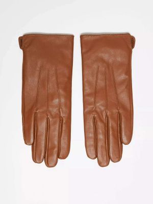 Кожаные перчатки Barney's Originals синие